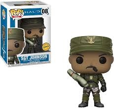Funko Pop! Vinyl: Halo - SGT. Johnson (Cigar) CHASE